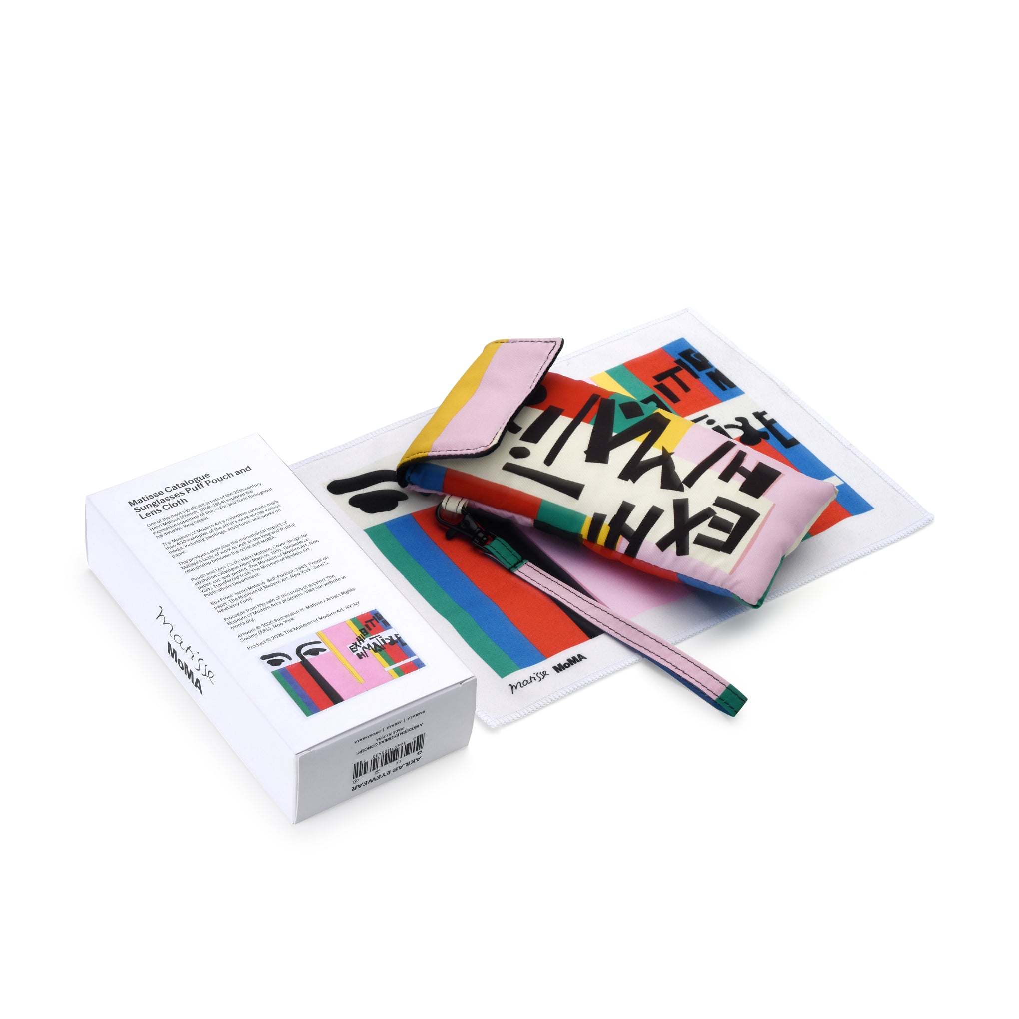 MoMA Henri Matisse Akila Sunglasses Puff Pouch and Lens Cloth