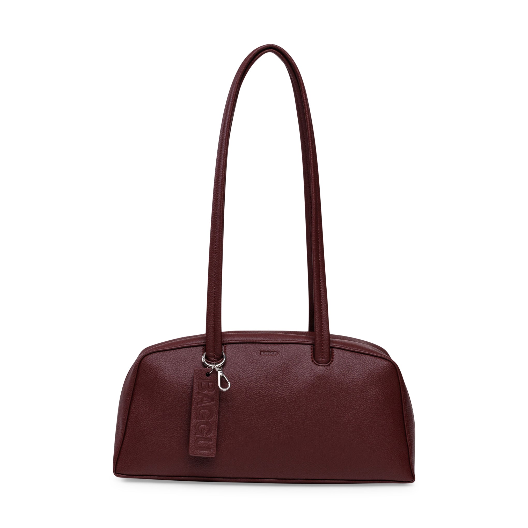 Baggu Recycled Leather Bowler Bag - Mahogany – MoMA Design Store