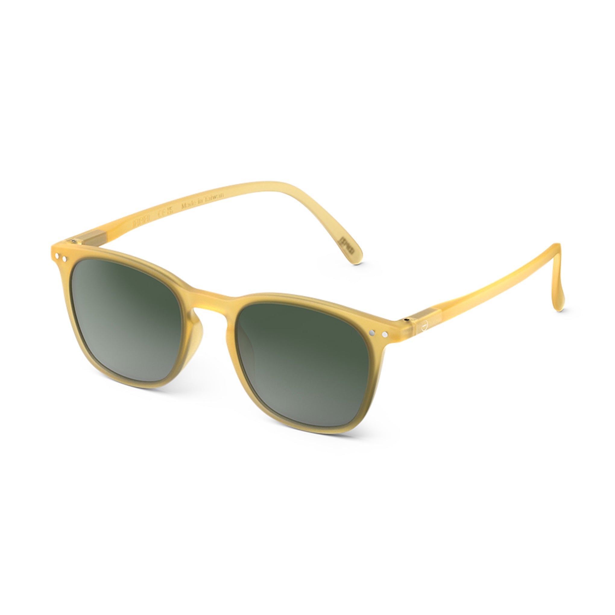 IZIPIZI Tapered Square Sunglasses #E - Yellow Honey – MoMA Design