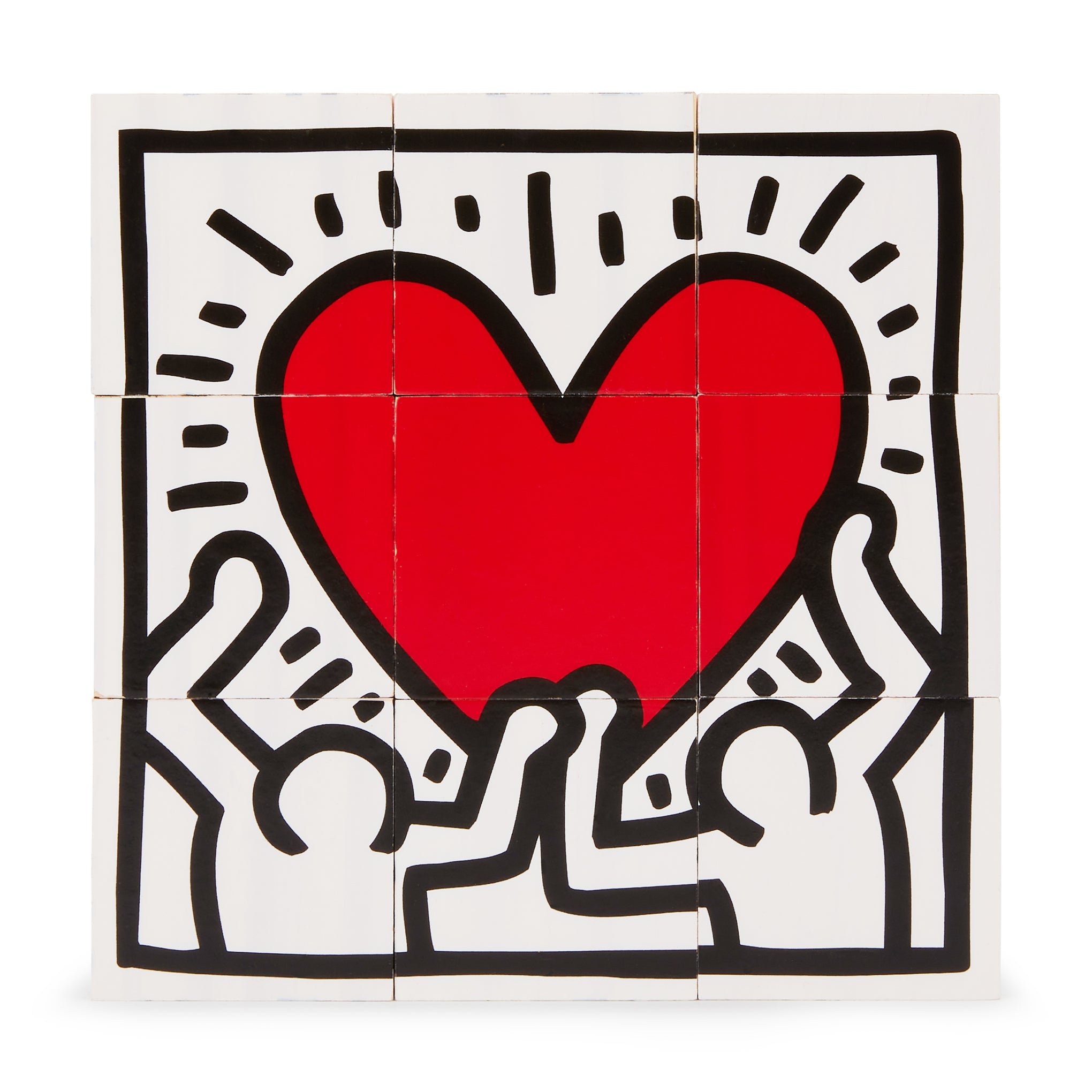 Keith Haring Wooden Cubes Puzzle - SFMOMA Museum Store