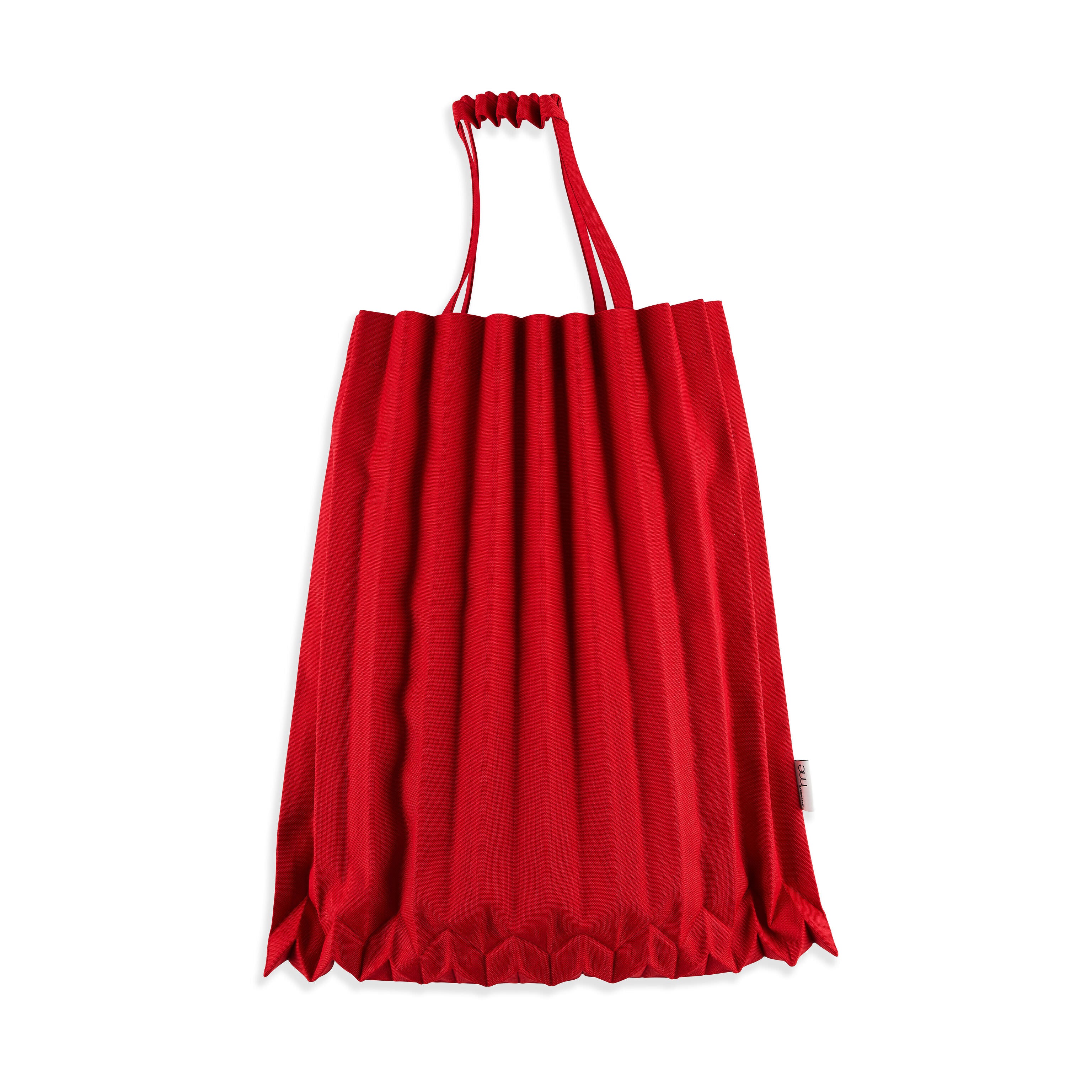 me ISSEY MIYAKE Recycled Polyester Trunk Pleats Bag - Red