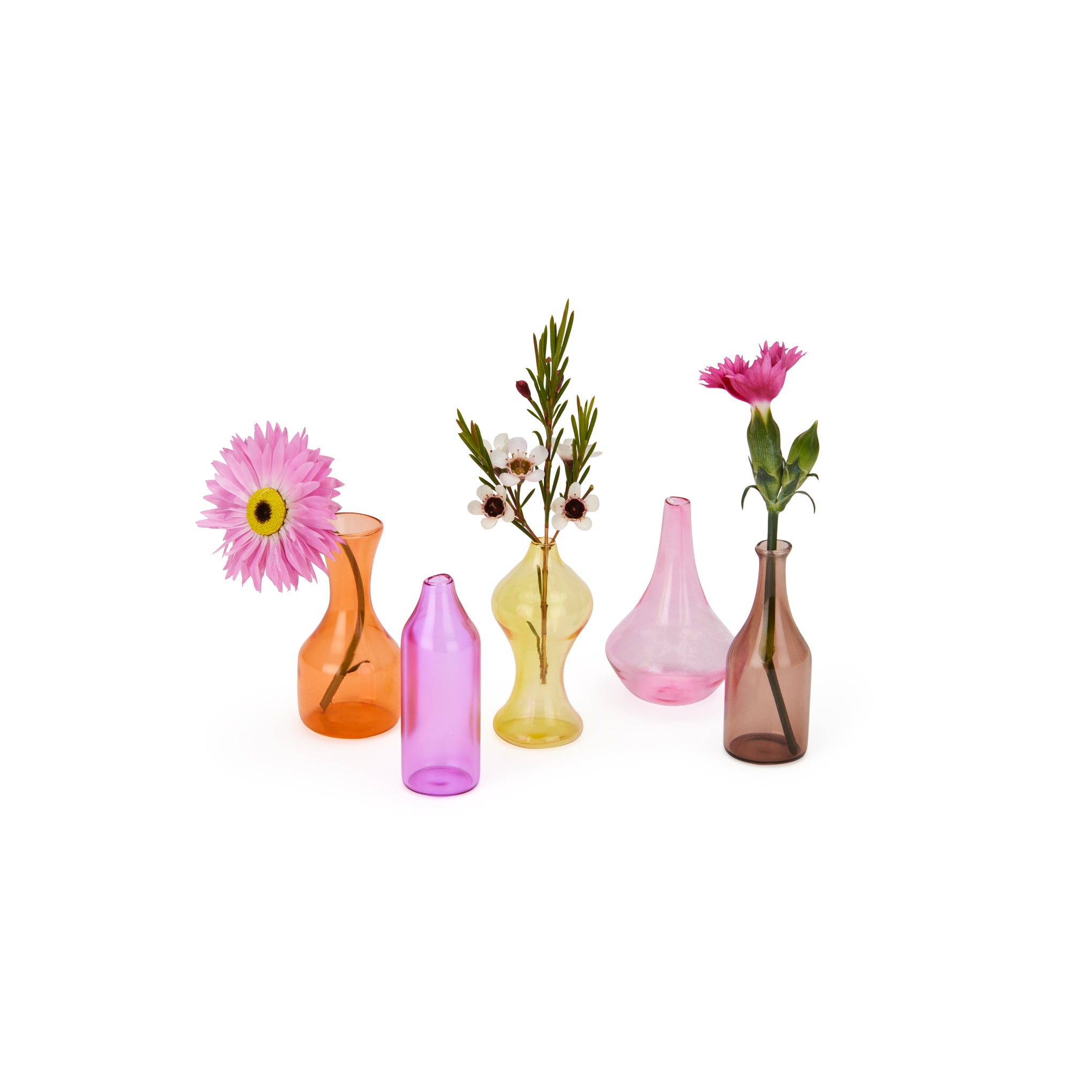 Malmaison Mini Glass Vases - Set of 5 – MoMA Design Store