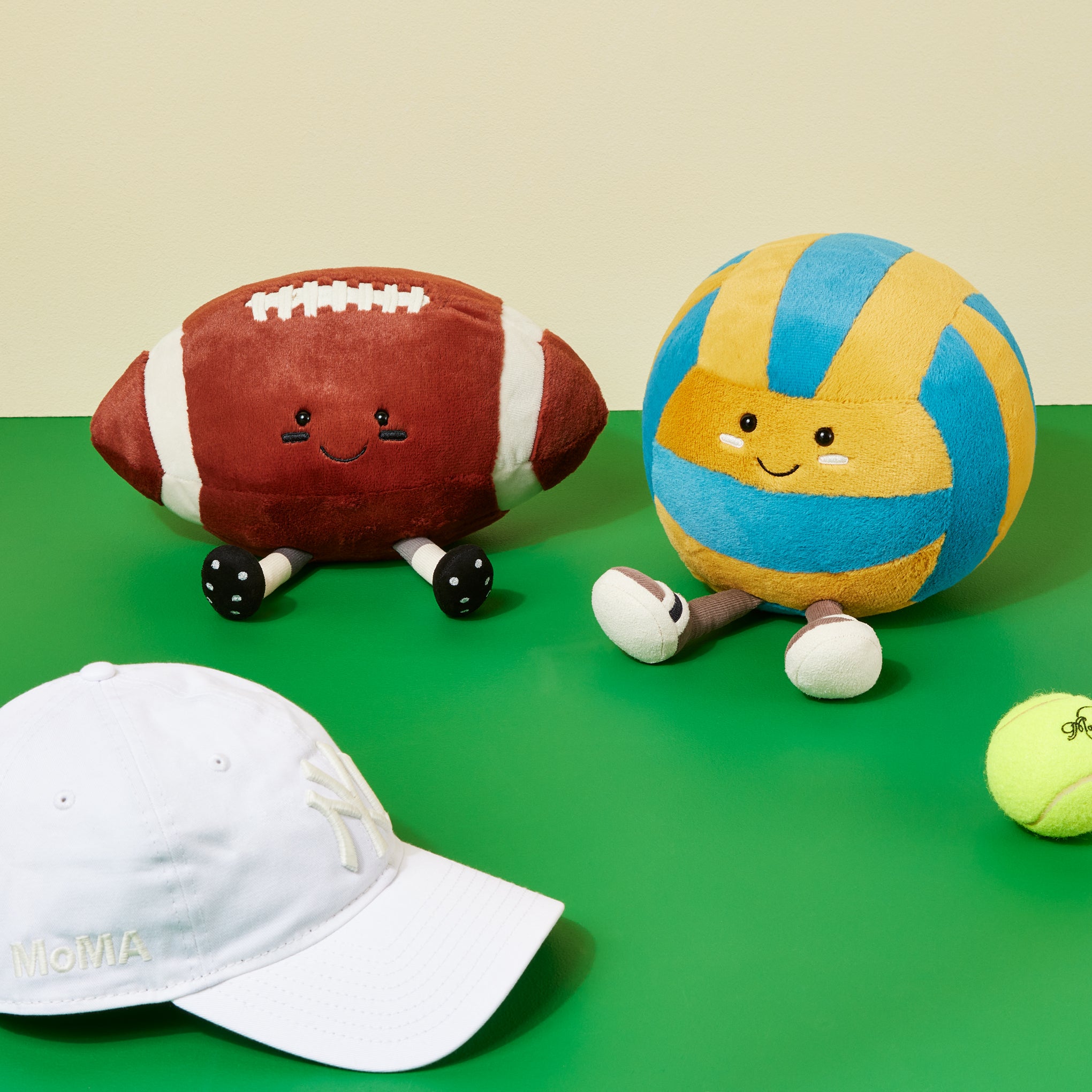 Jellycat Sport Plush Toy Beach Volleyball MoMA Design Store jellycat-sport-plush-toy-beach-volleyball-moma-design-store