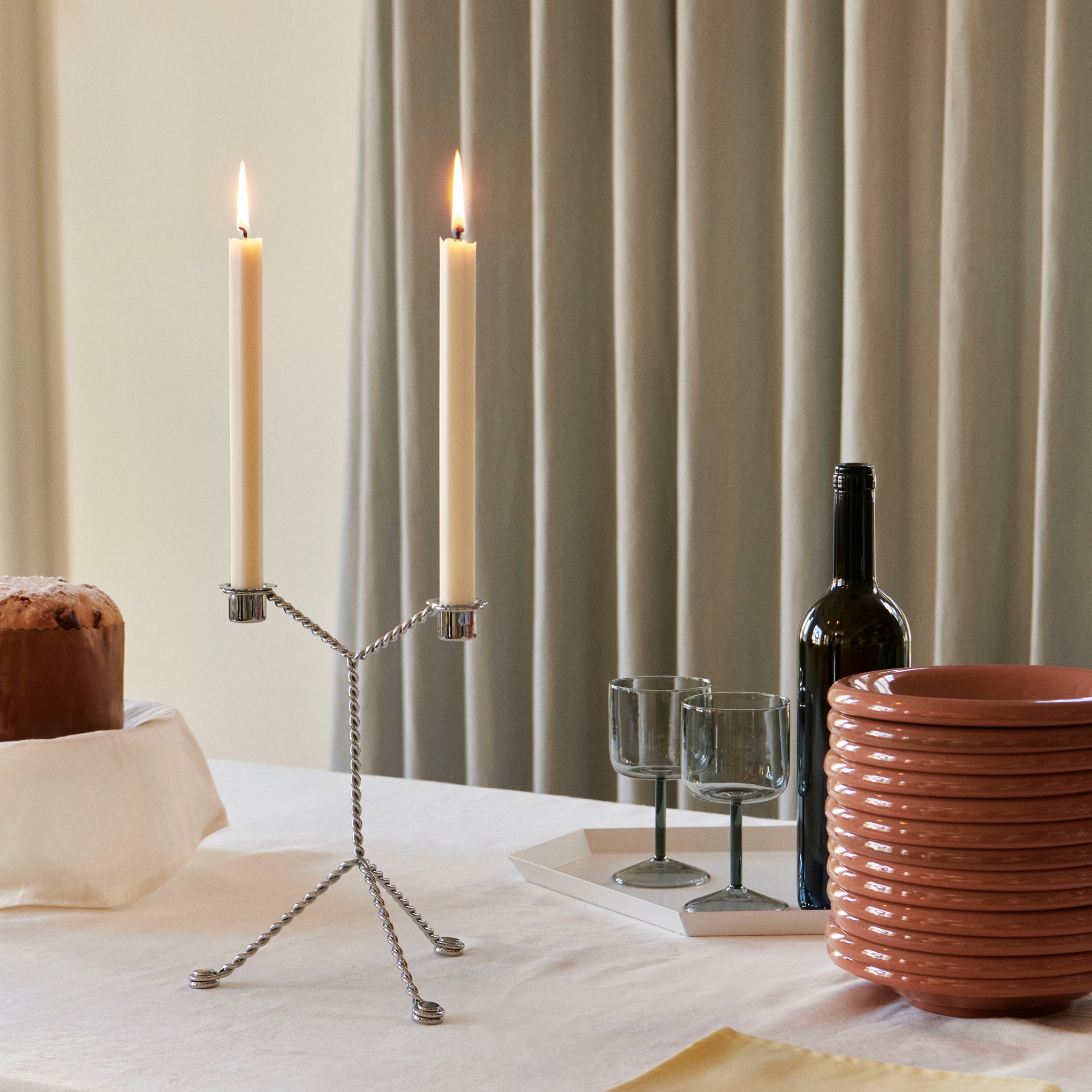 HAY Wire Candle Holder - Mirror – MoMA Design Store