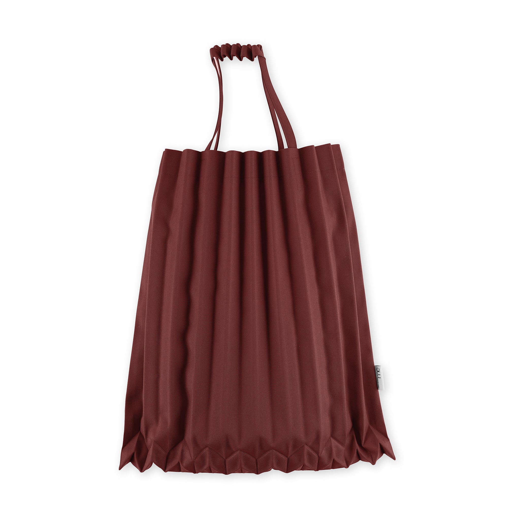 me ISSEY MIYAKE Recycled Polyester Trunk Pleats Bag - Bordeaux