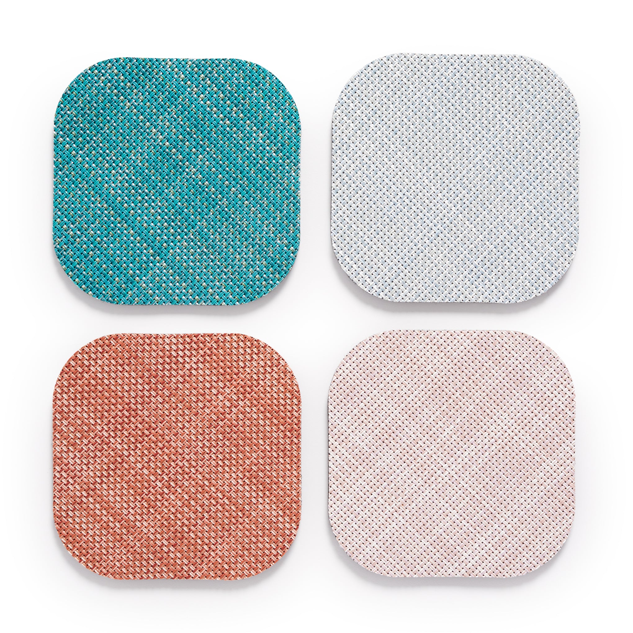 Chilewich Basketweave Coasters Set of 4 MoMA Design Store