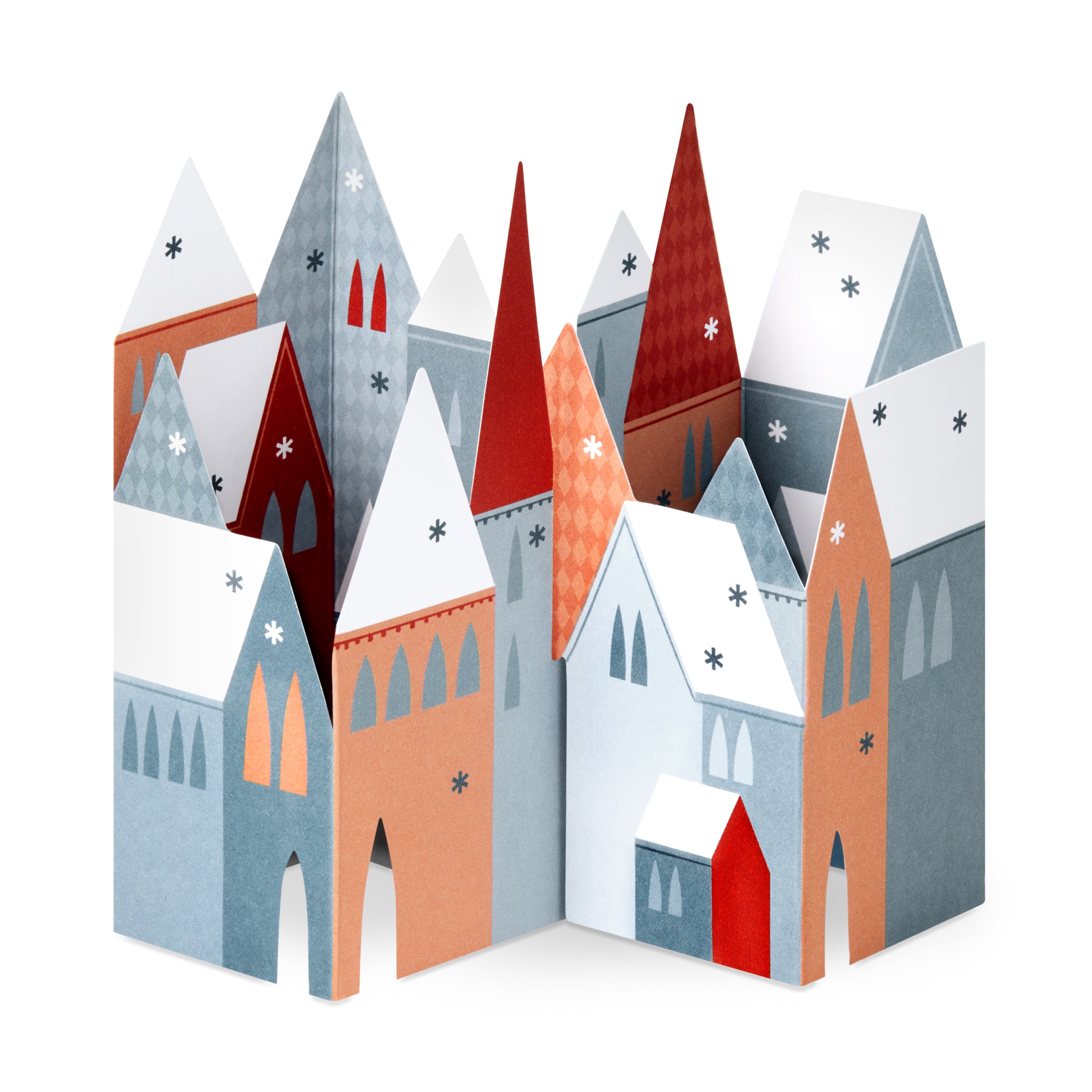 Winter Village Holiday Pop-Up Cards - Set of 8 – MoMA Design Store