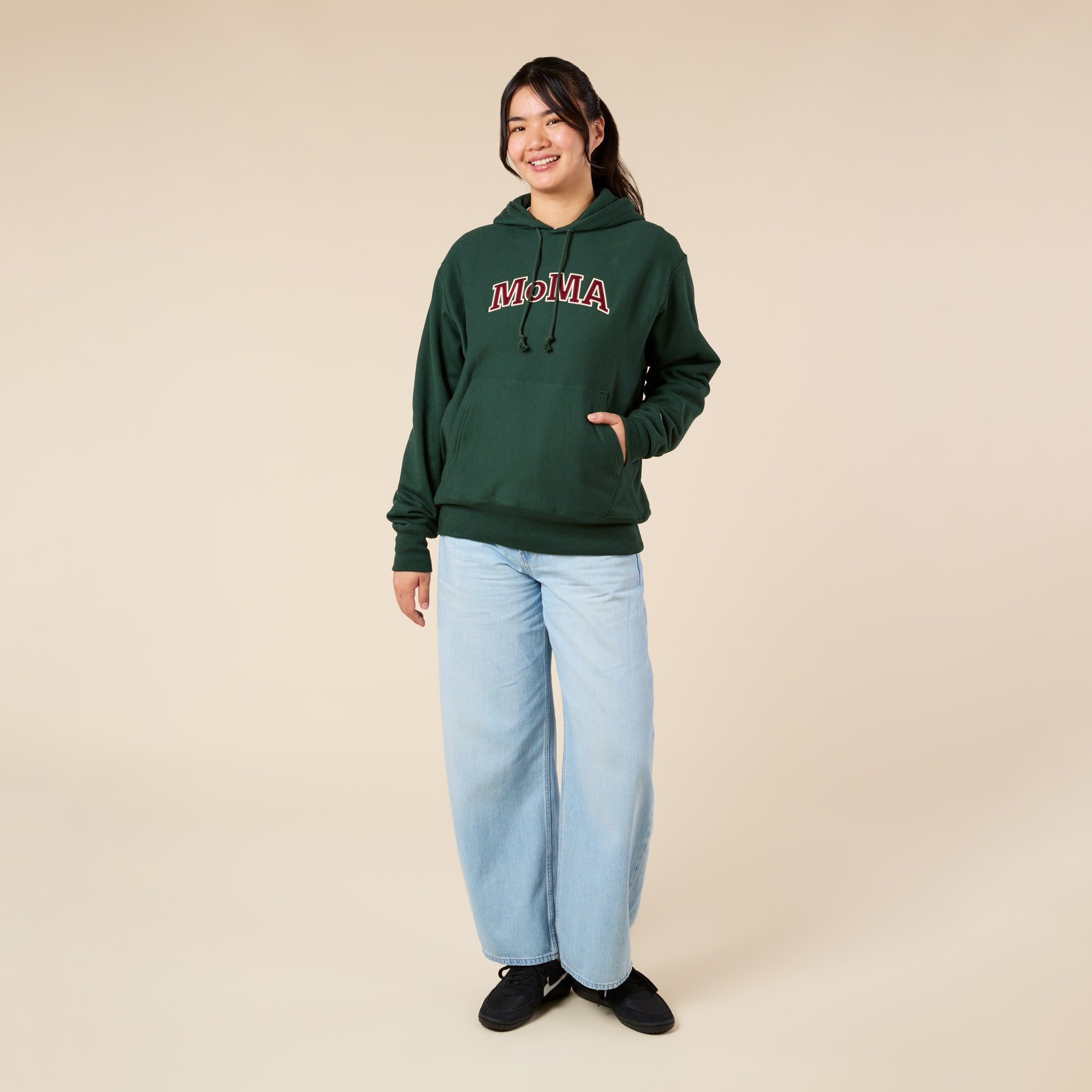 Champion Hoodie - MoMA Edition - Dark Green – MoMA Design Store
