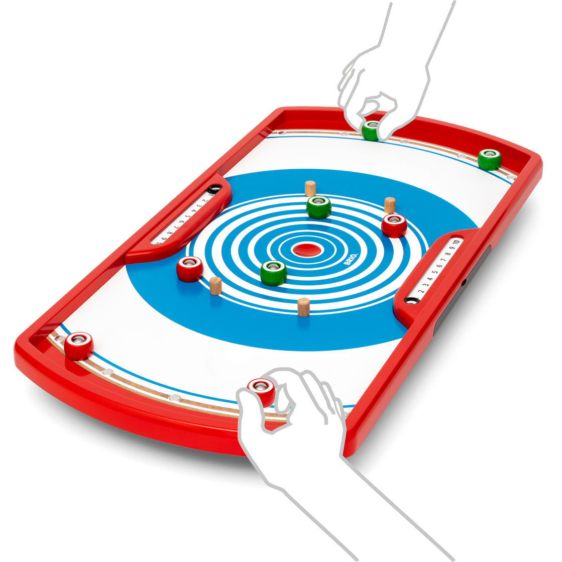 Buy 2 IN 1 Portable Tabletop Shuffleboard Curling Game Online on GEECR