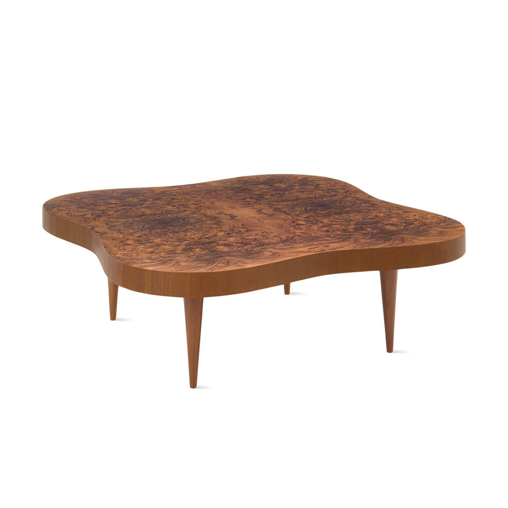 Paldao Coffee Table from Herman Miller - Walnut Burl – MoMA Design