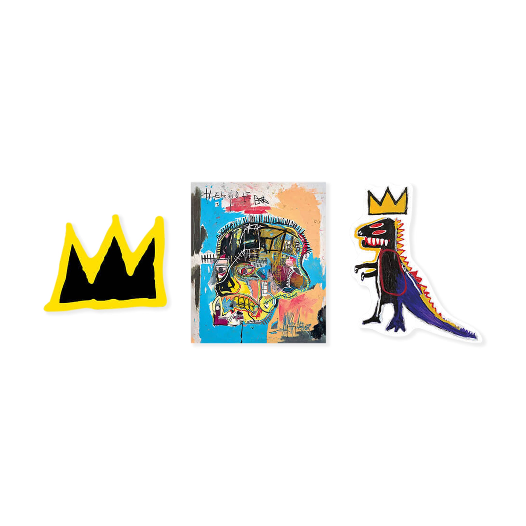 Jean-Michel Basquiat's Greatest Hits Apply Stickers - Set of 3 – MoMA ...