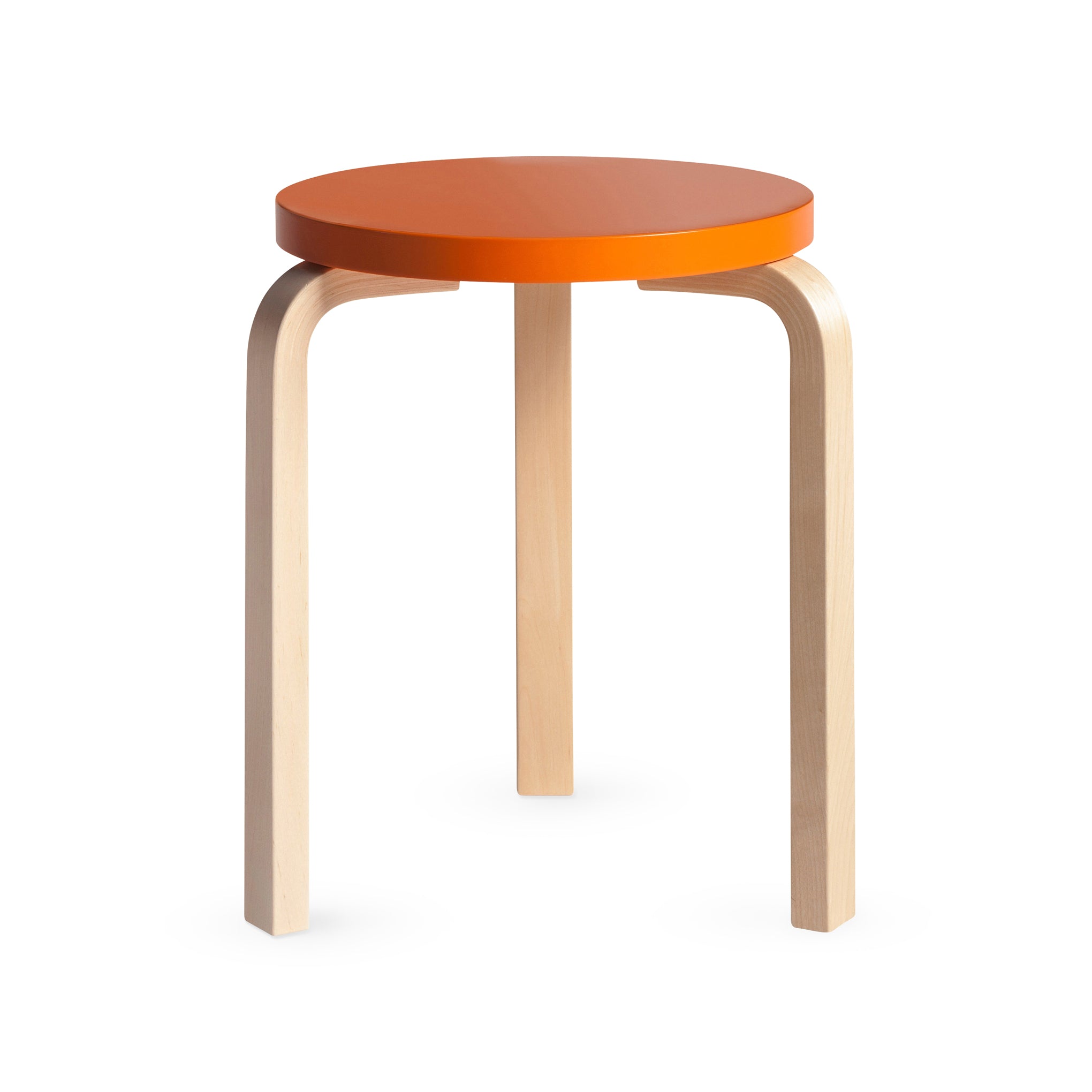 Artek Aalto Stacking Stool 60 - Orange – MoMA Design Store