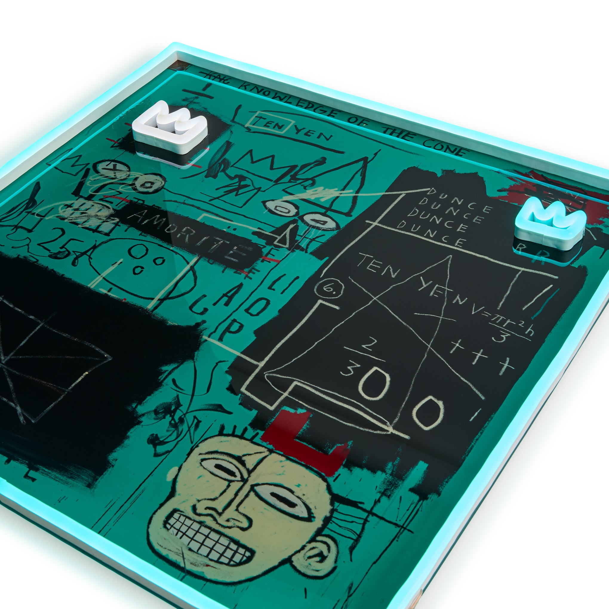 Yellowpop Jean-Michel Basquiat Equals Pi Neon Sign – MoMA Design Store