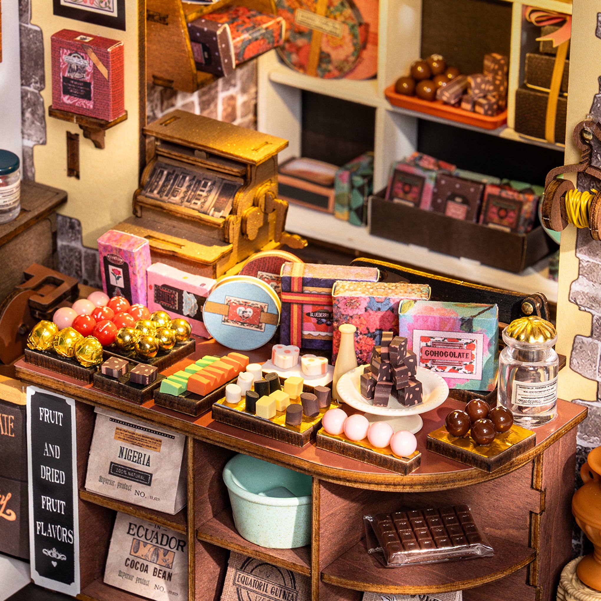 Rolife DIY Miniature Kit - Chocolate Shop – MoMA Design Store