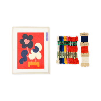 「本日限定お値下げ」美品フォーゲットミーノットJOYさん製作 DIY Nature Needlepoint Kit - Mickebana Flower Trio – MoMA Design Store
