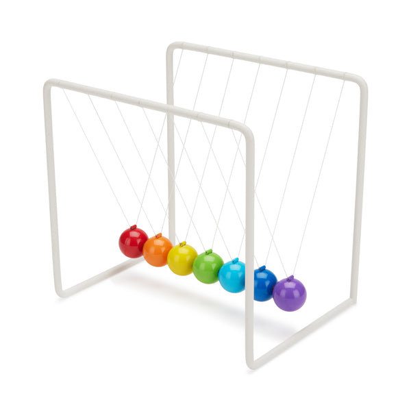 Colorful Newton's Cradle Desktop Toy – MoMA Design Store