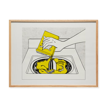 Roy Lichtenstein Washing Machine Framed Poster