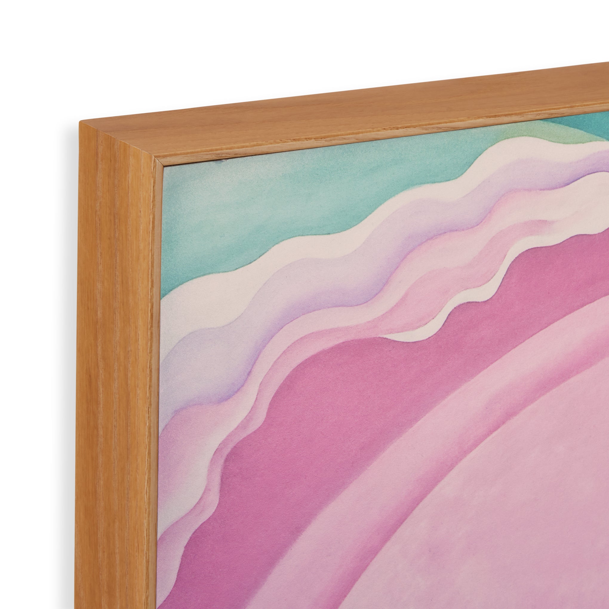 Georgia O'Keeffe Pink Abstraction Framed Print – MoMA Design
