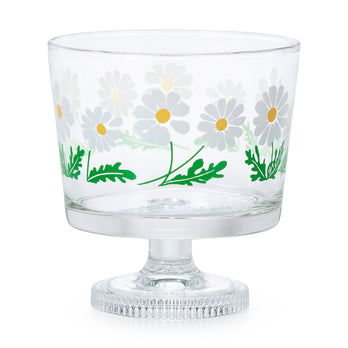 Retro Glass Footed Dessert Cup