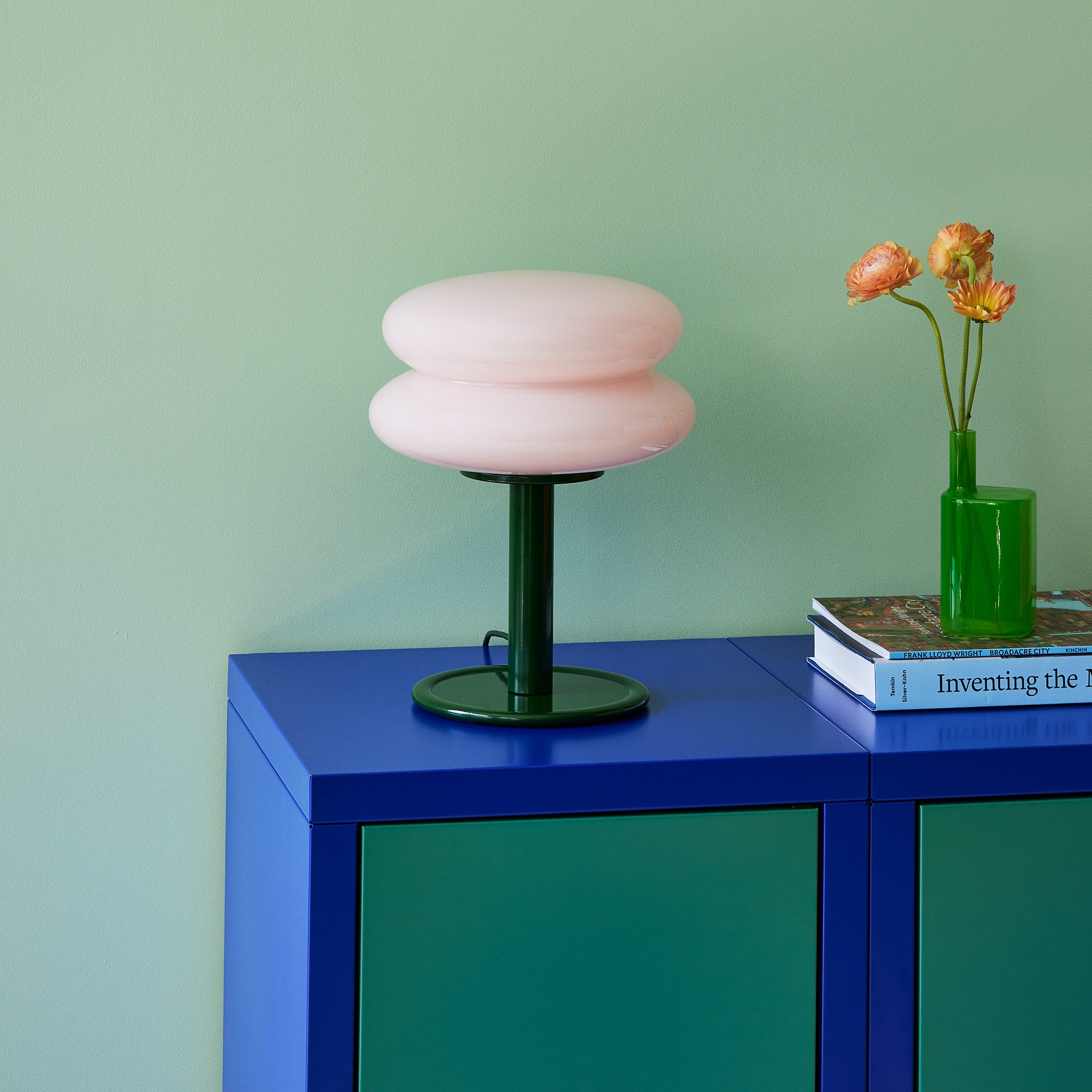 Snowman Table Lamp - Pink/ Green – MoMA Design Store