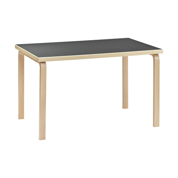 Artek Aalto Rectangular Dining Table 81B - Black – MoMA Design Store