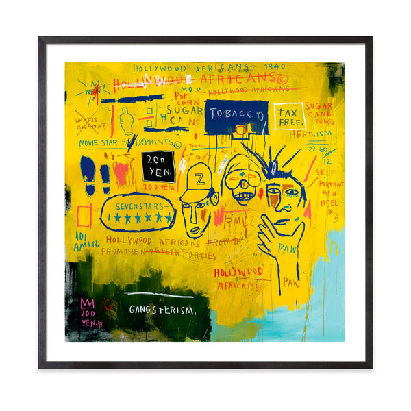 MOMA バスキア　Hollywood Africans フレーム付ポスター Basquiat: Hollywood Africans Framed Print – MoMA Design Store