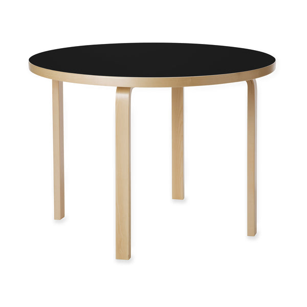 Artek Aalto Round Table 90A - Black – MoMA Design Store
