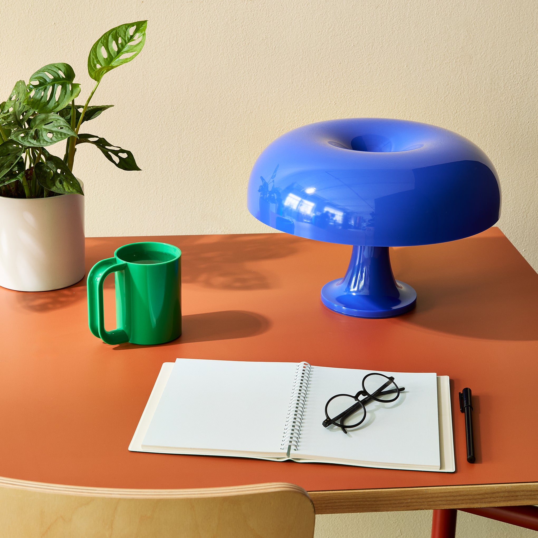 Nessino Mini Table Lamp - Blue Klein – MoMA Design Store