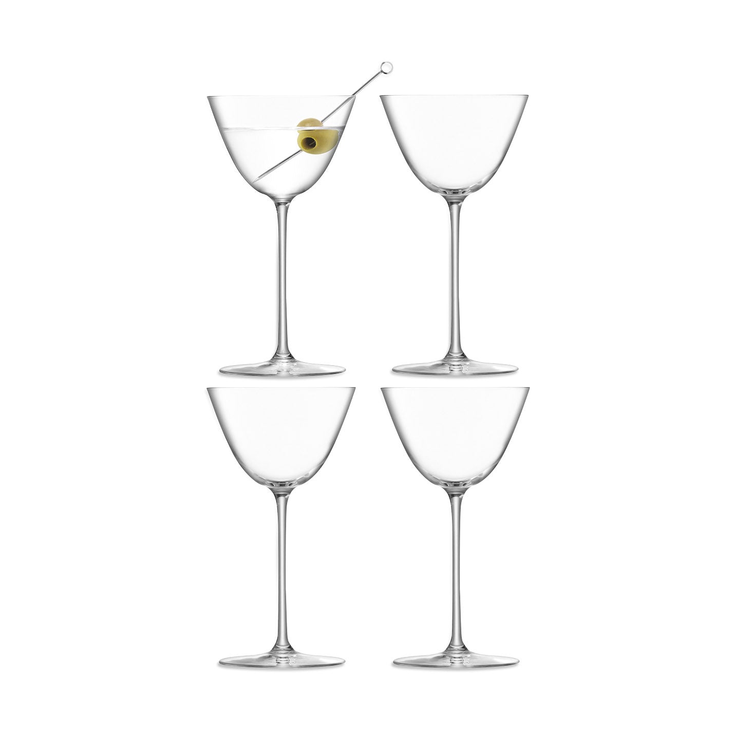 Borough Martini Glasses Set of 4