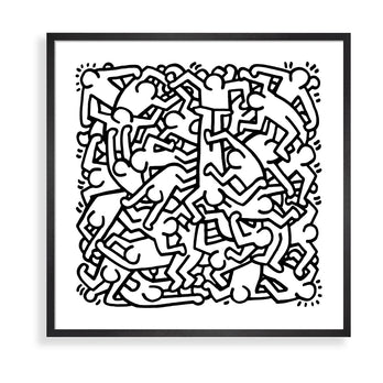 Keith Haring Party of Life Framed Print – MoMA Design Store