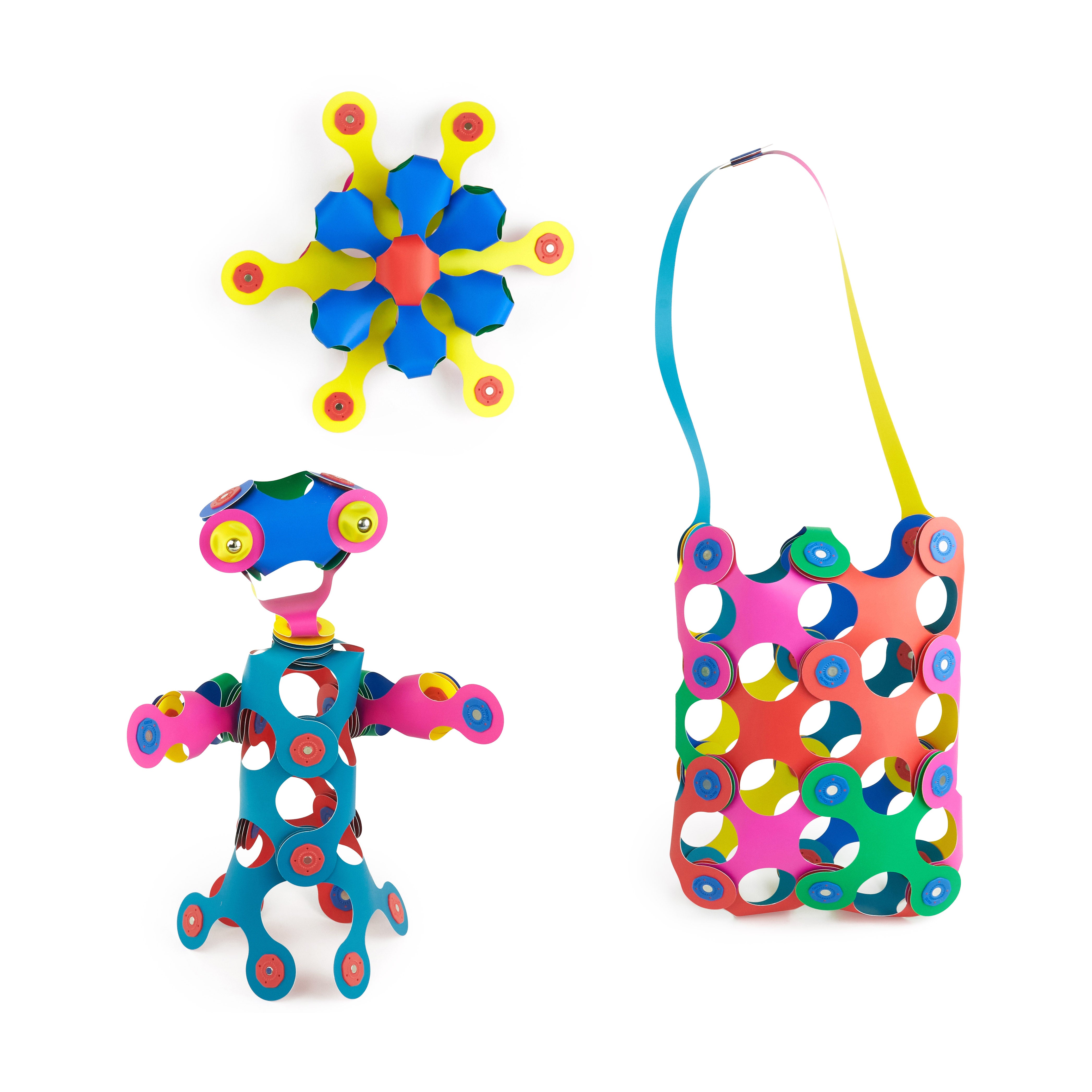 Clixo Rainbow Magnetic Construction Set – MoMA Design Store