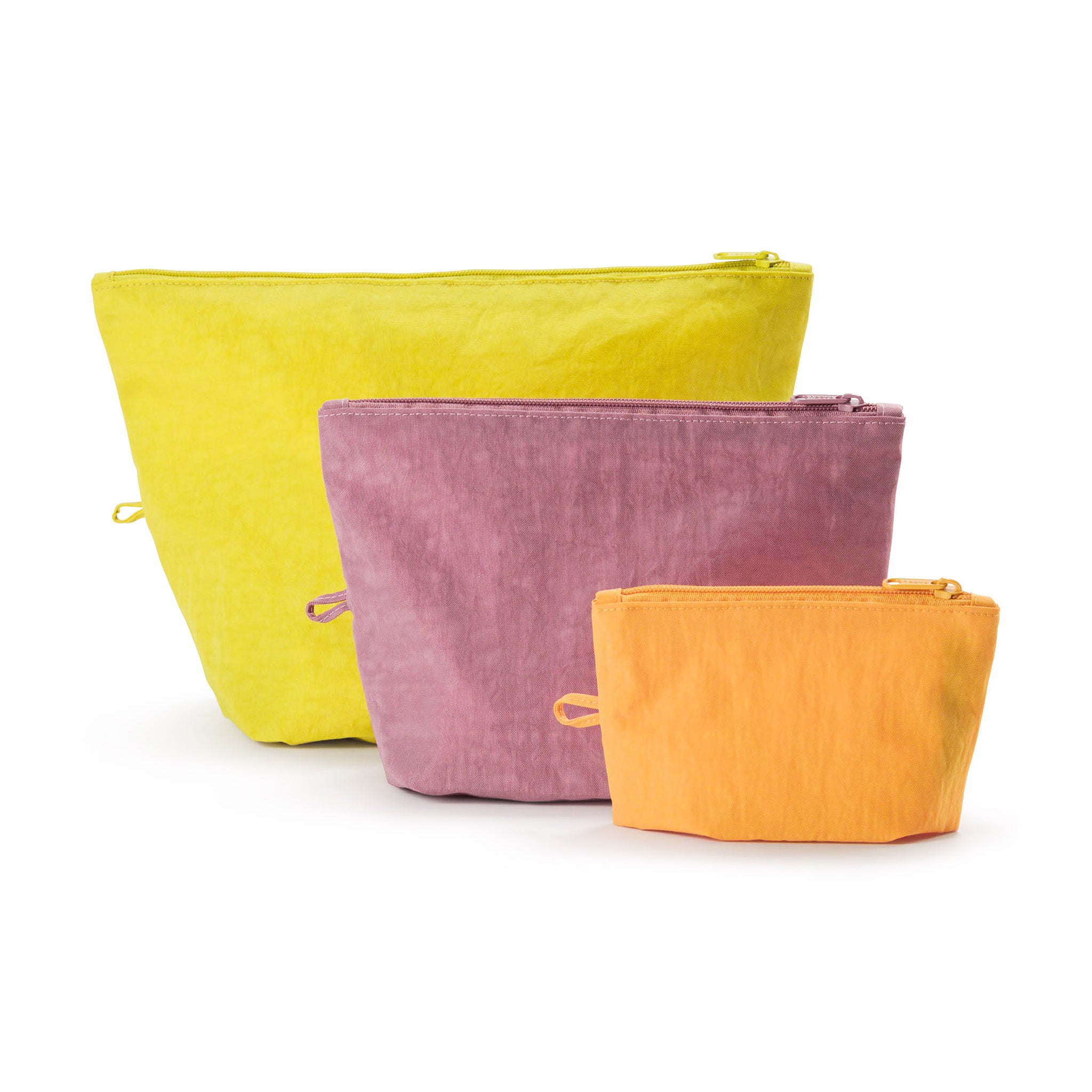 Baggu Recycled Nylon Go Pouches - Set of 3 - Sunshine Fruit – MoMA