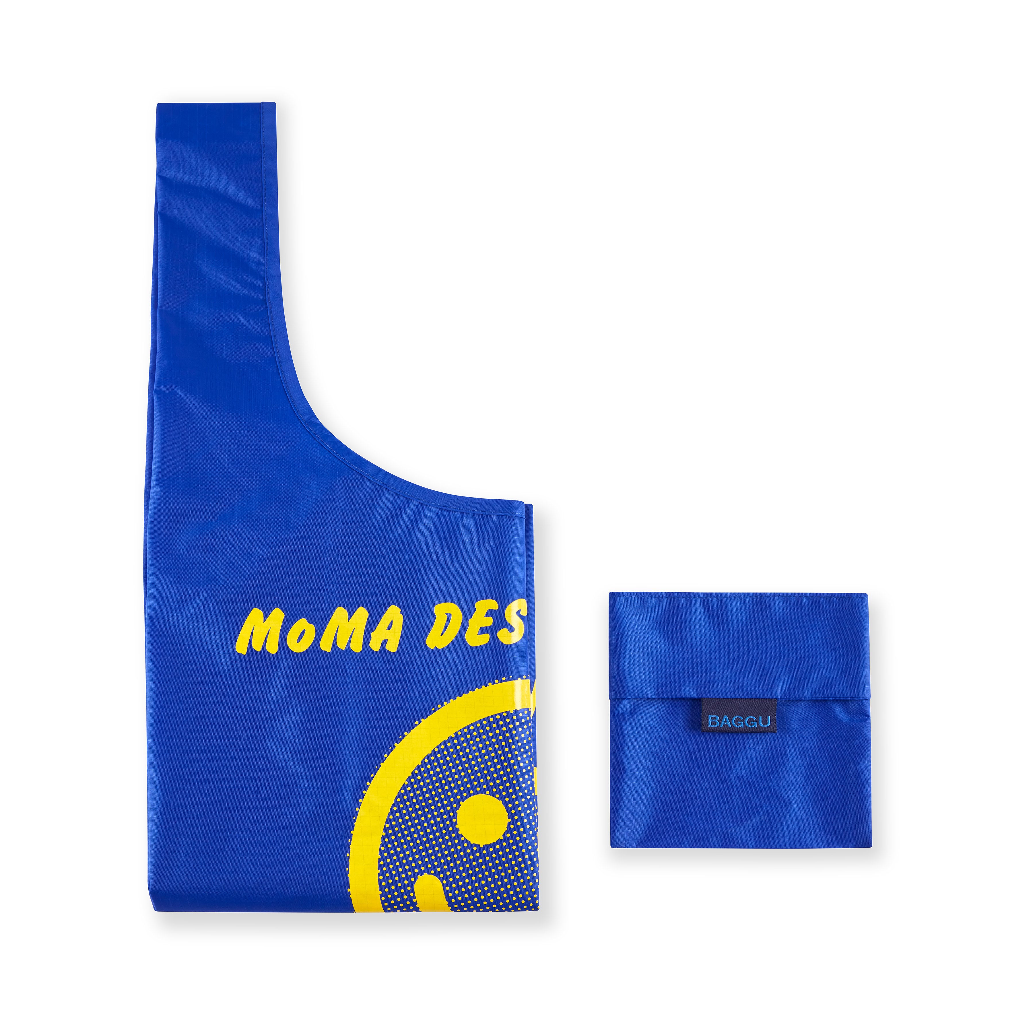 MoMA Baggu Recycled Nylon Tote Bag - Blue – MoMA Design Store