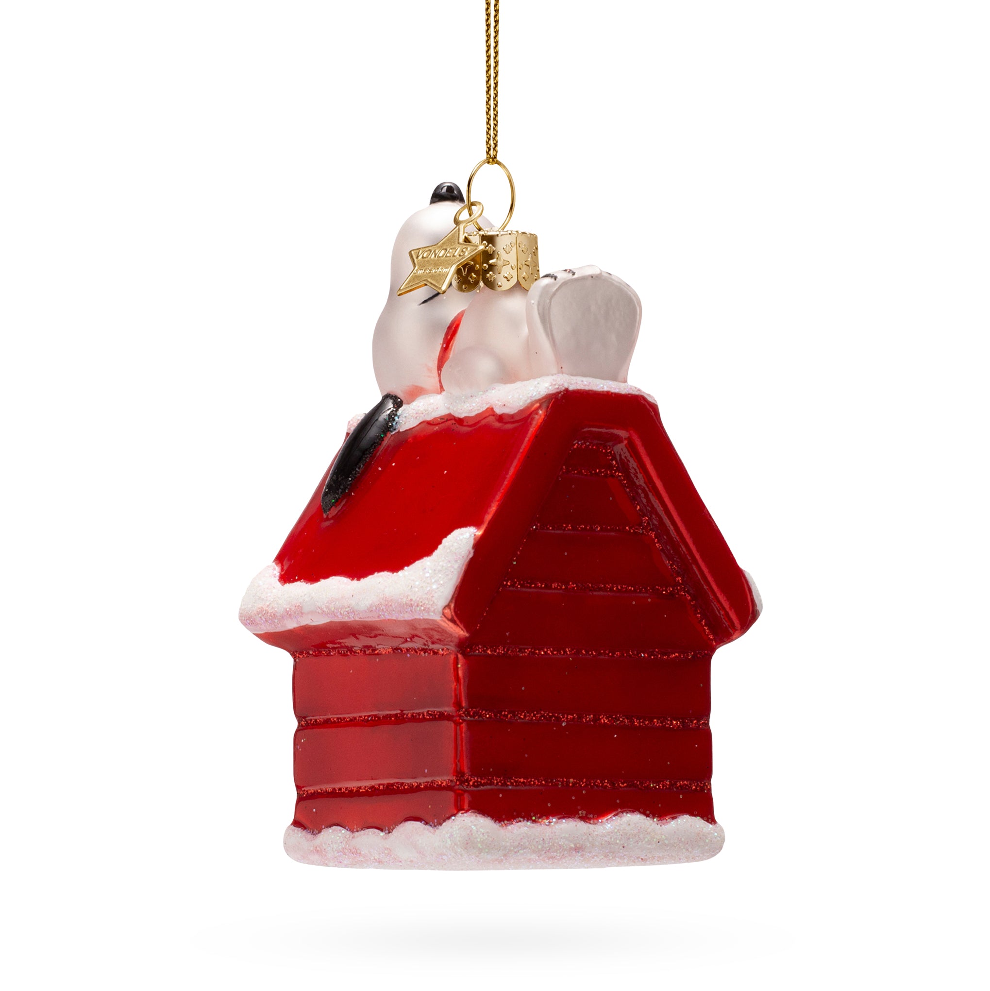 Snoopy Glass Holiday Ornament - Snoopy on Doghouse – MoMA Design Store