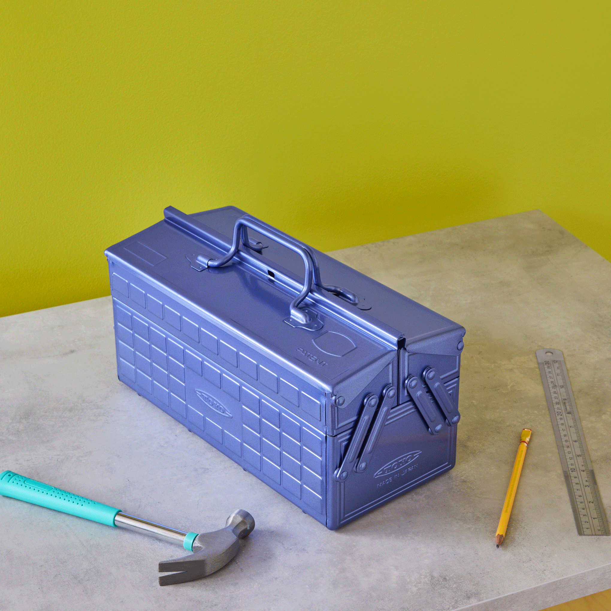 Toyo ST-350 Tool Box - Metallic Periwinkle – MoMA Design Store