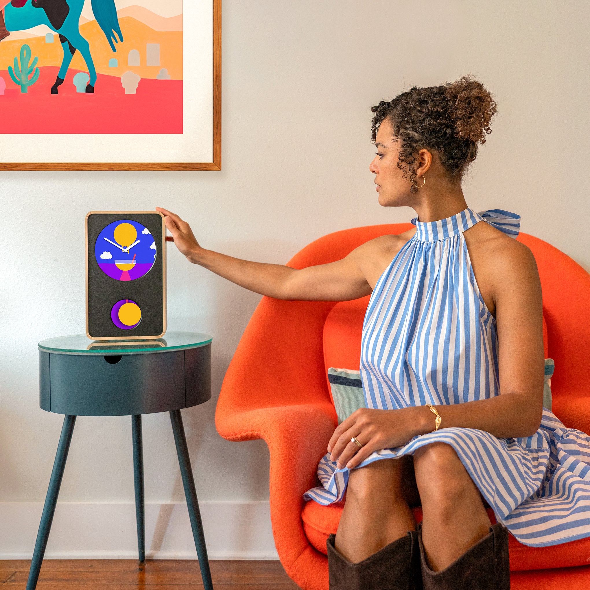 Klydoclock Digital Animation Desk Clock – MoMA Design Store