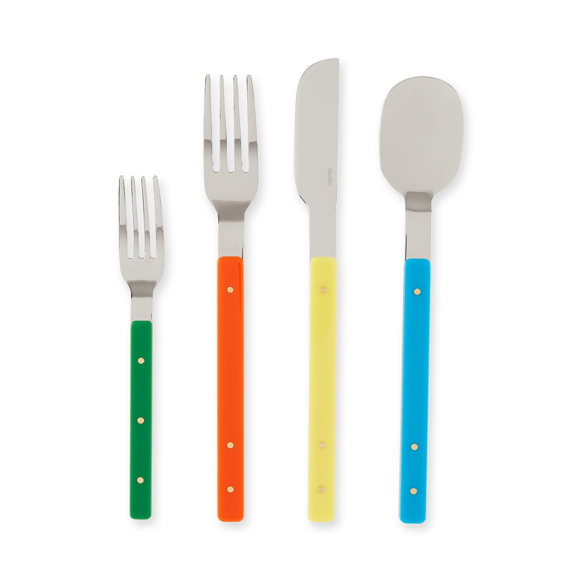 Color Block Flatware - Set of 4