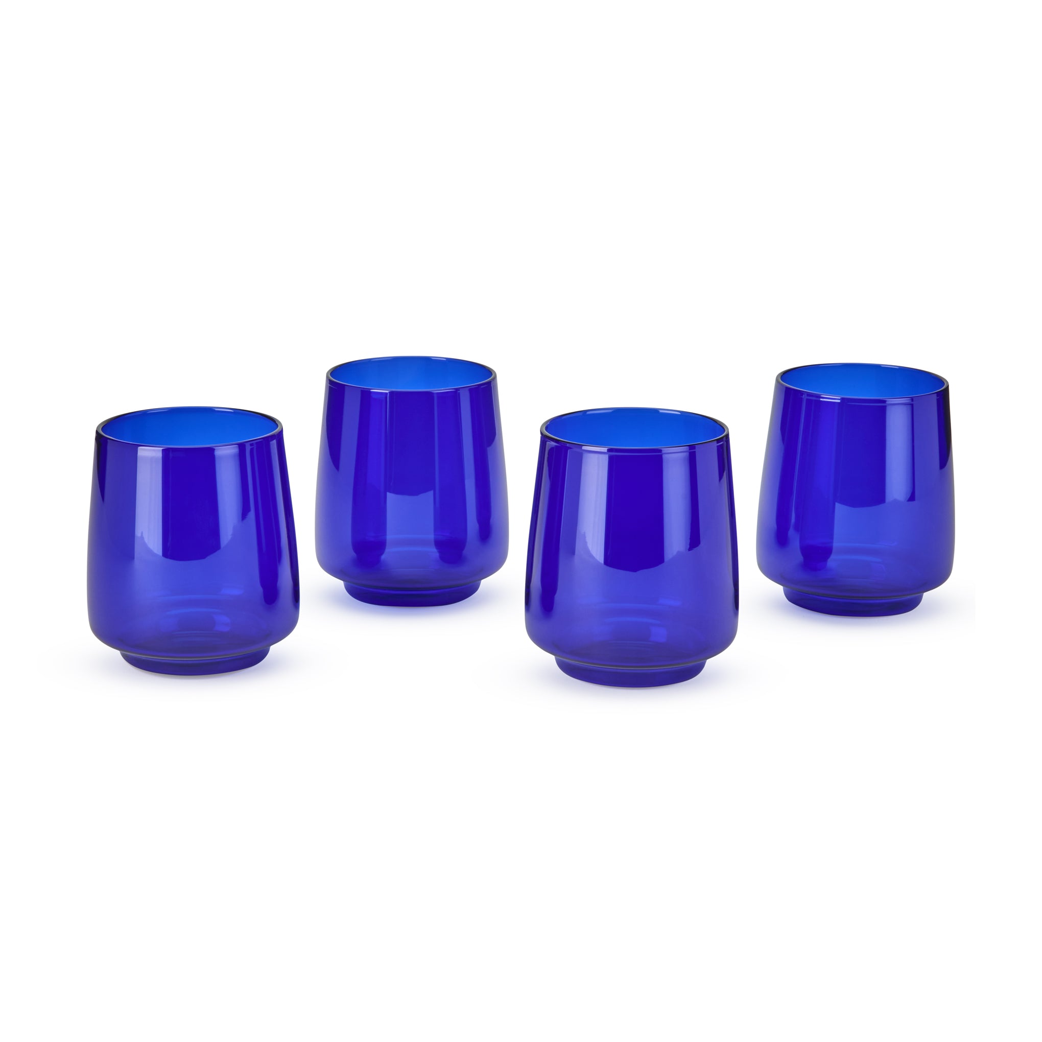 Midnight Glass Drinkware - Set of 4 - Tumbler