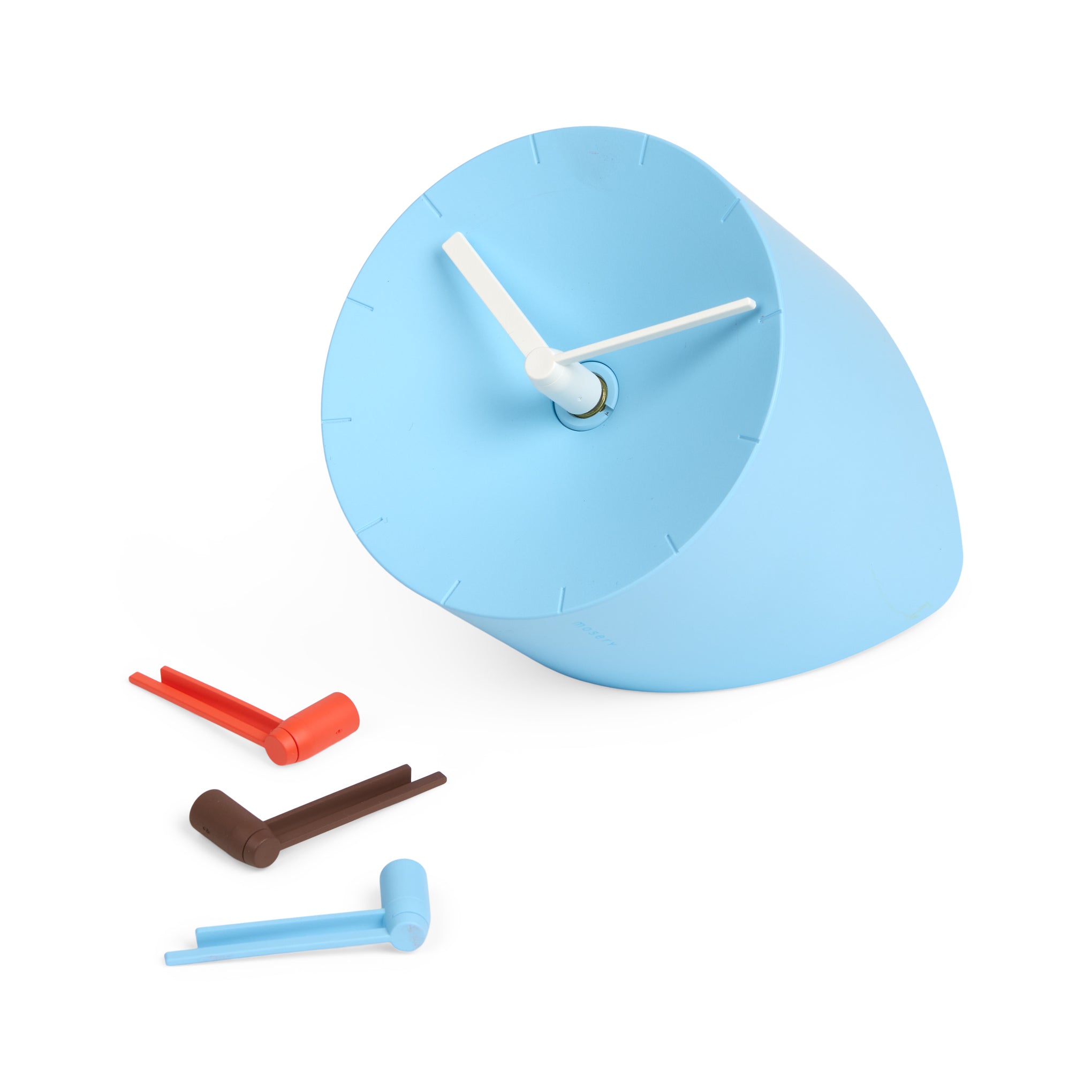 Corner Desk Clock - Light Blue – MoMA Design Store