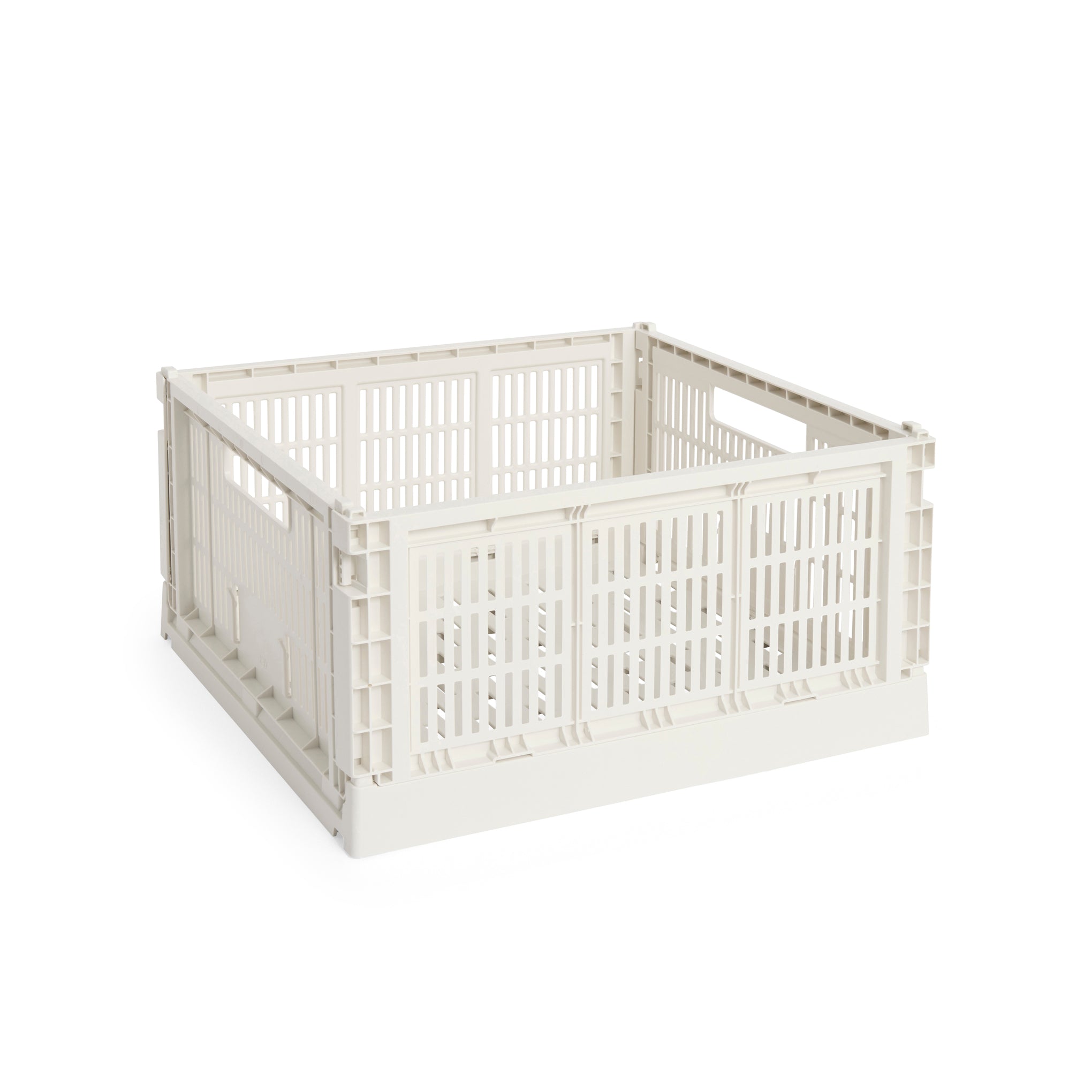 HAY Recycled Plastic Collapsible Color Crate - Off White – MoMA