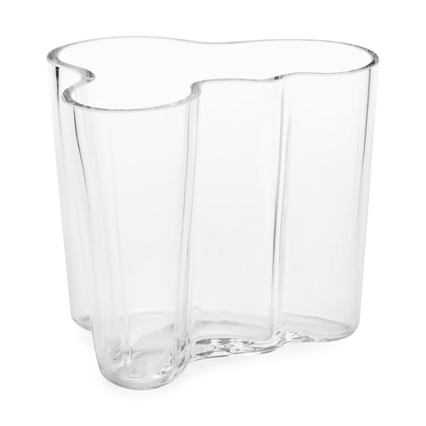 Alvar Aalto 波形デザイン 透明ガラス花瓶 2個セット 23f12fc4-e984-45a2-9789-