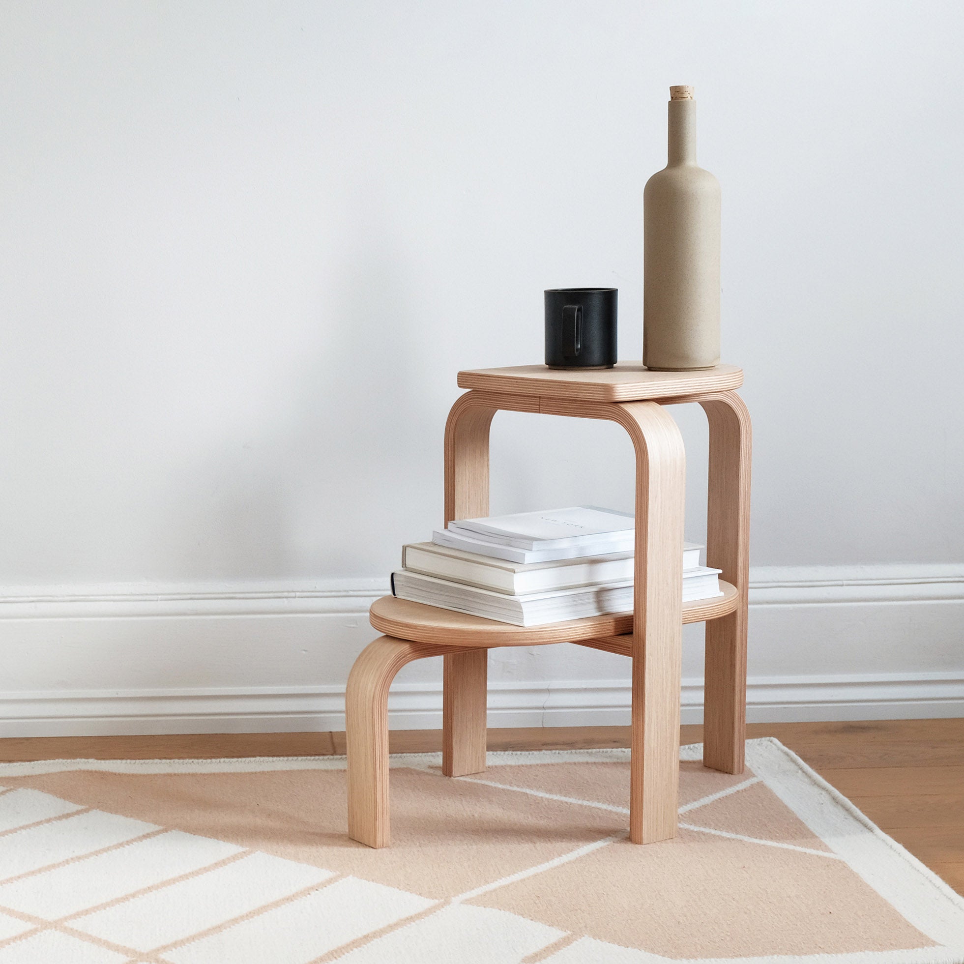 Altura Step Stool & Side Table - Oak – MoMA Design Store