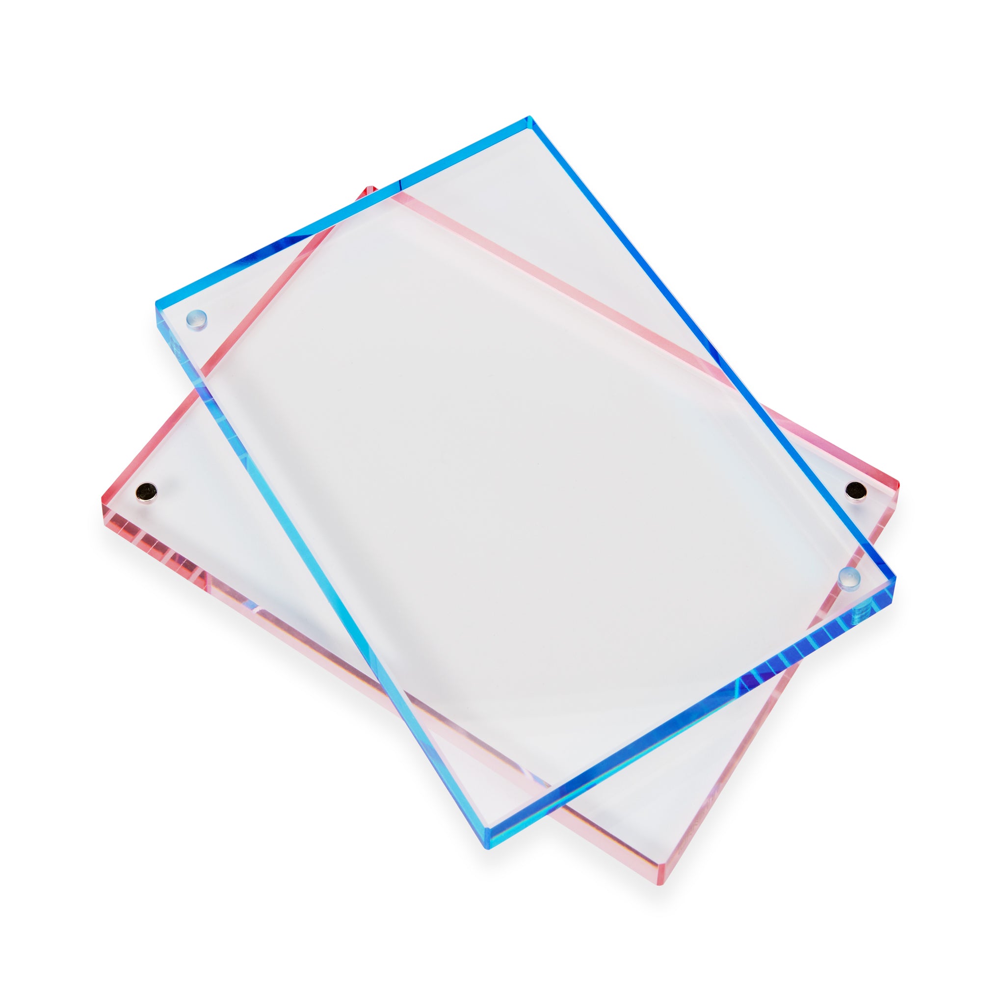 Nicolai Canetti Dual-Color Magnetic Picture Frame - Blue/Pink