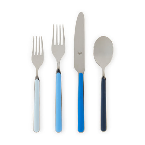 Fantasia Italian Flatware - Set of 4 - Cool Multi