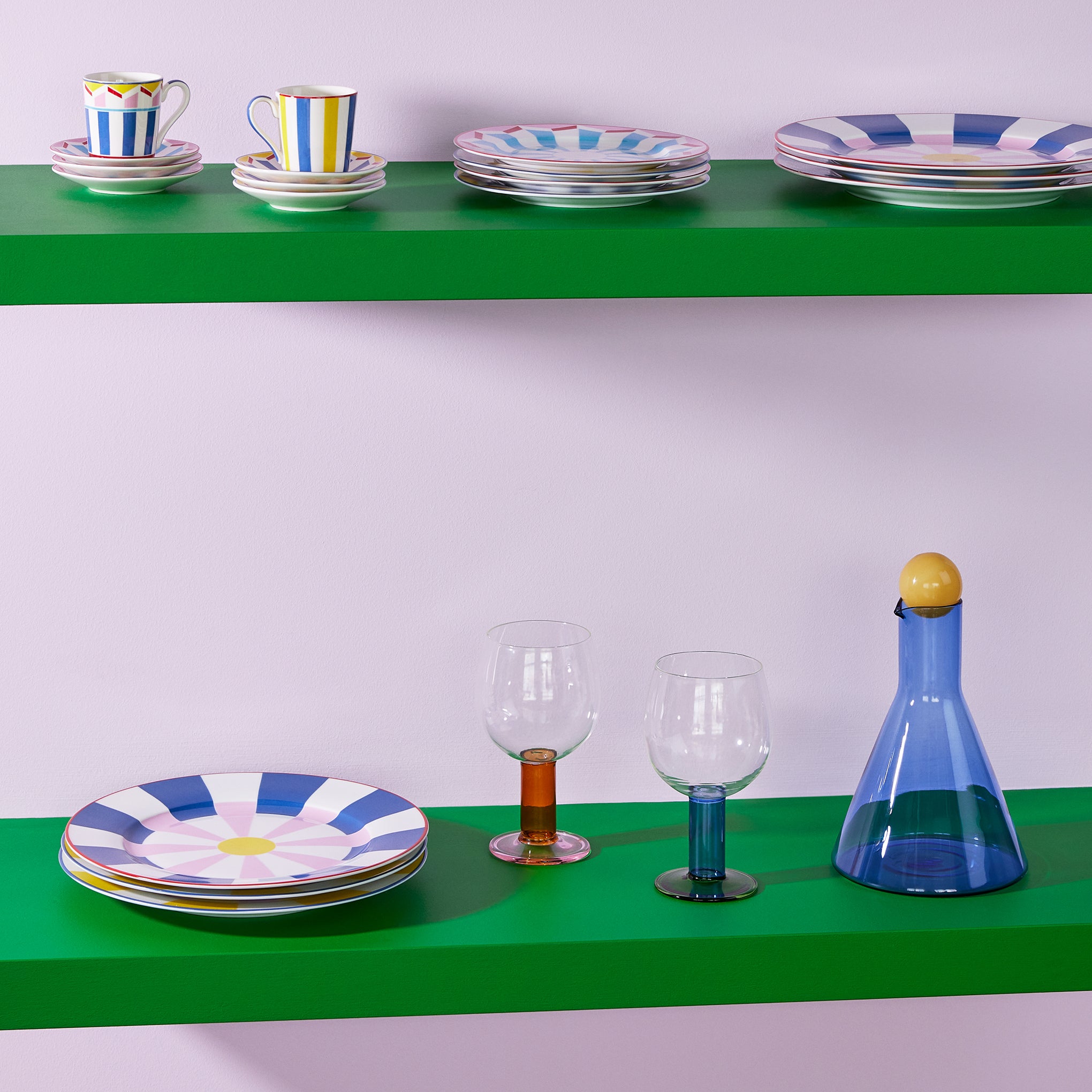 Geocromia Porcelain Dinnerware - Dessert Plate Set of 4 – MoMA