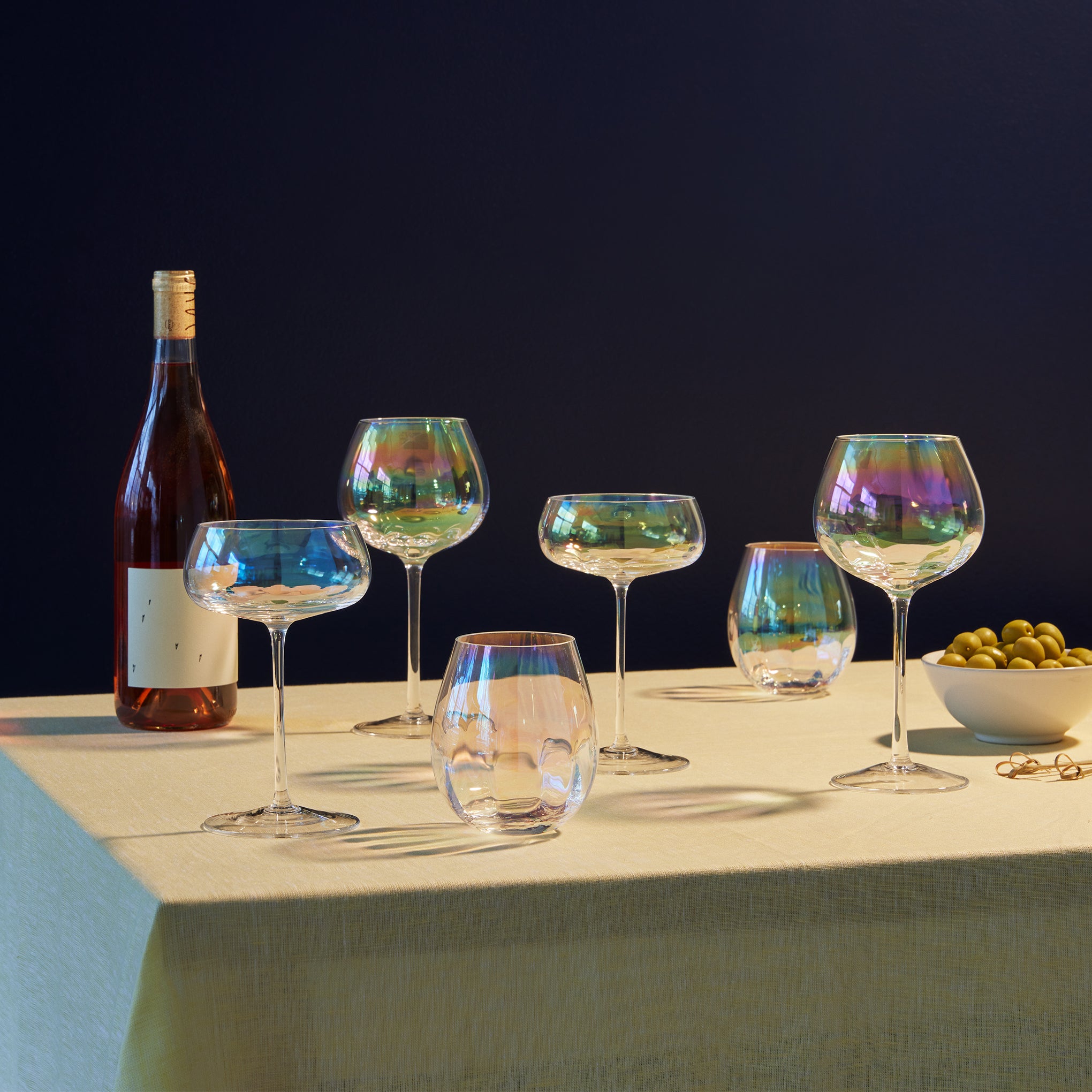 Pearl Glass Drinkware - Set of 2