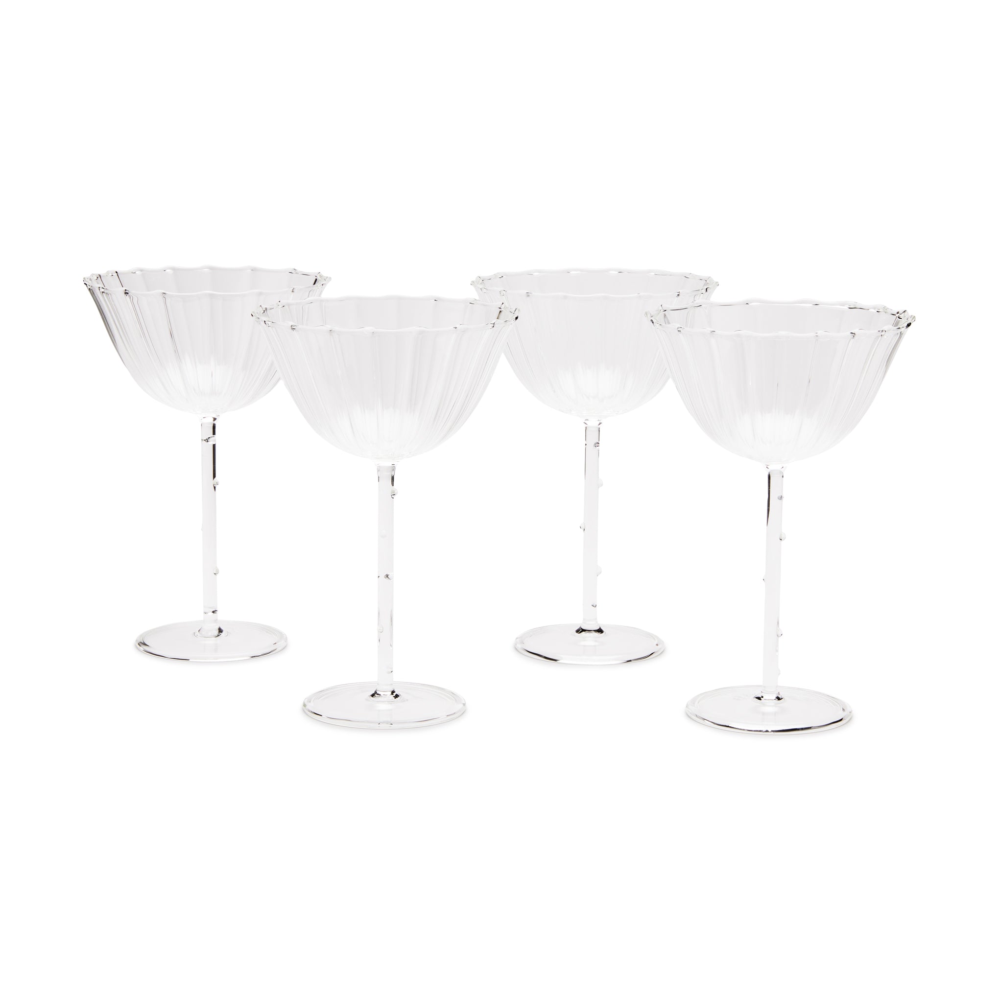 Bouquet Glass Stemware - Set of 4 - Coupe