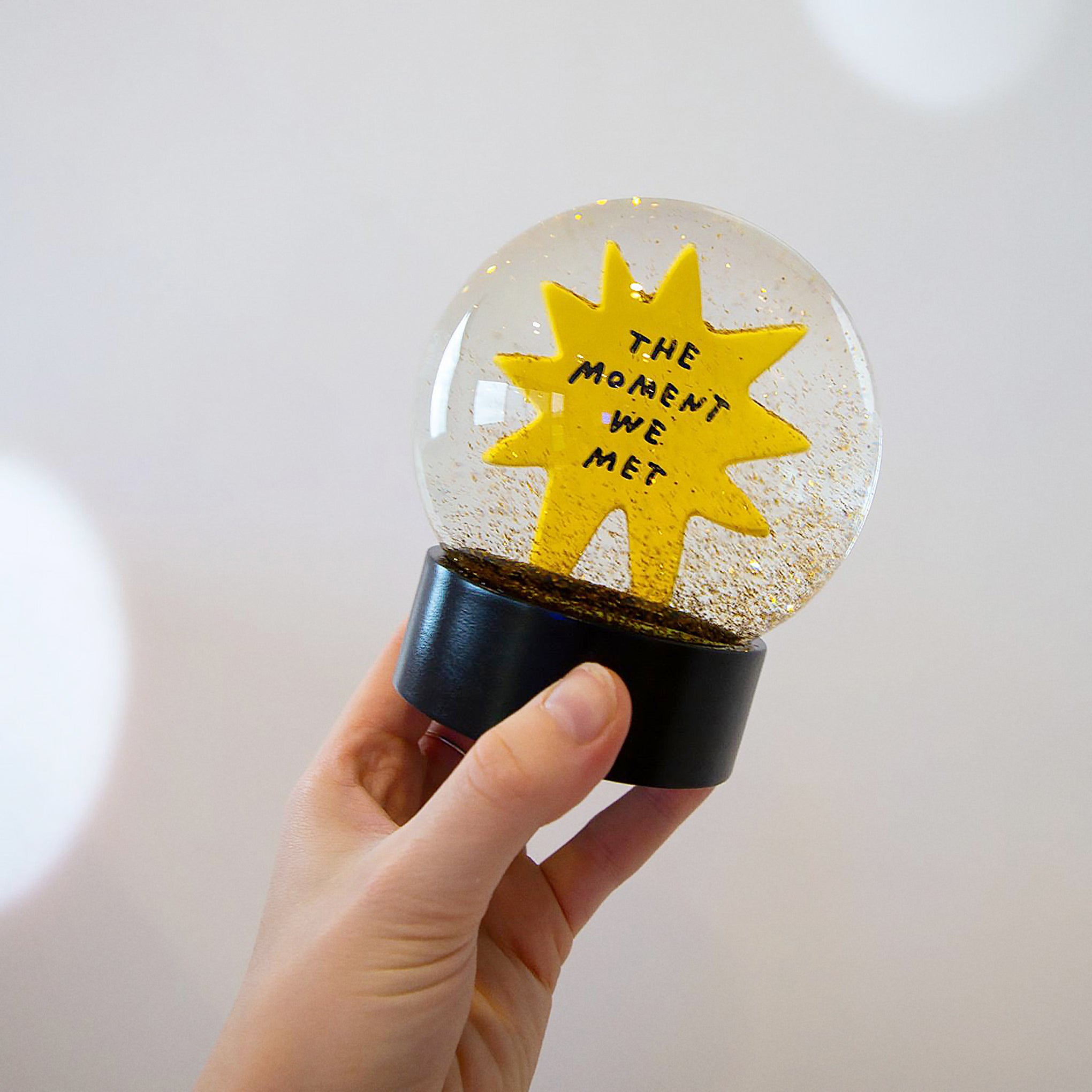 The Moment We Met Snow Globe – MoMA Design Store