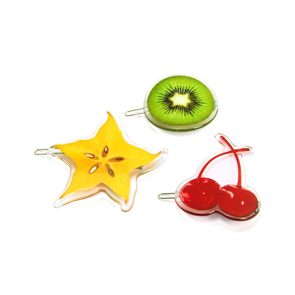 Chunks Fruit Salad Hair Clips - Set of 3 – MoMA Design Store