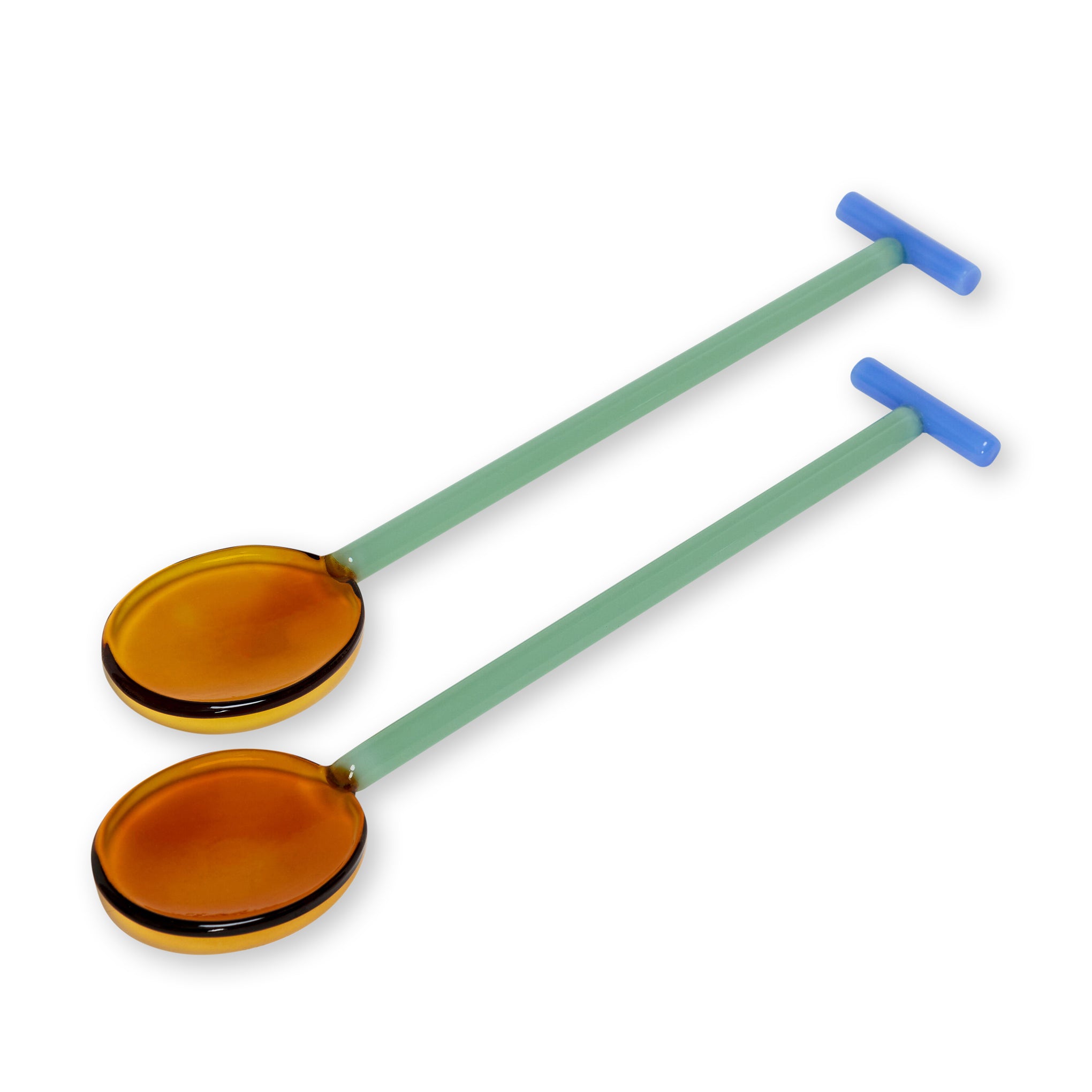 Crave Glass Salad Servers - Set of 2